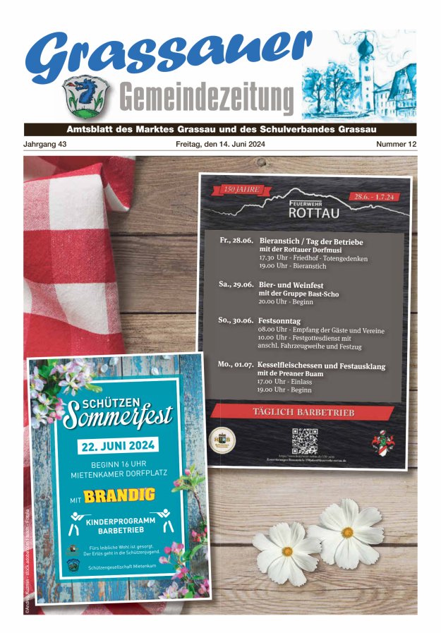 Grassauer Gemeindezeitung Titelblatt 12/2024