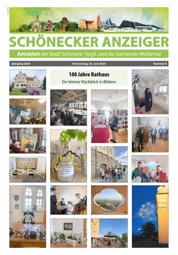 Schönecker Anzeiger Titelblatt 06/2024
