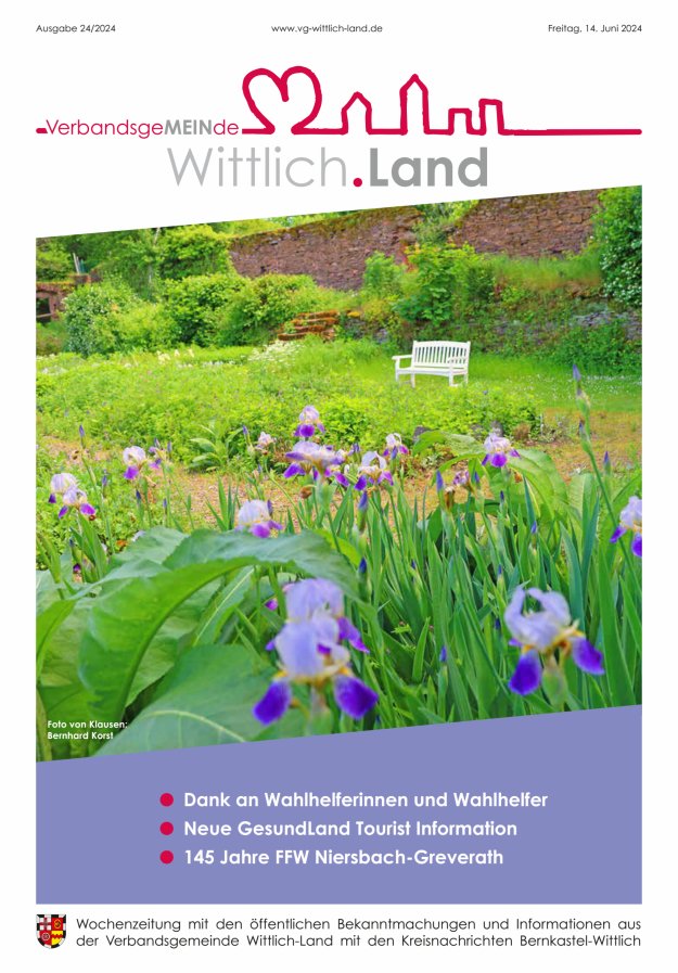 Mein Wittlich.Land Titelblatt 24/2024