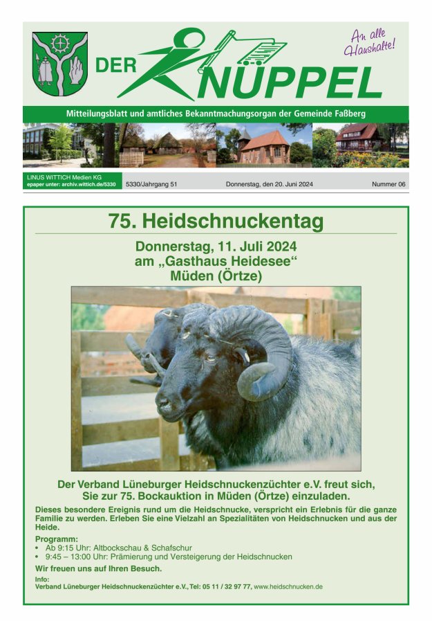 Der Knüppel Titelblatt 06/2024