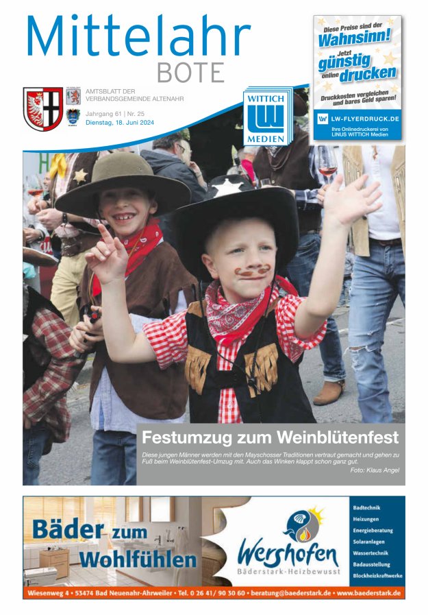 Mittelahr Bote Titelblatt 25/2024