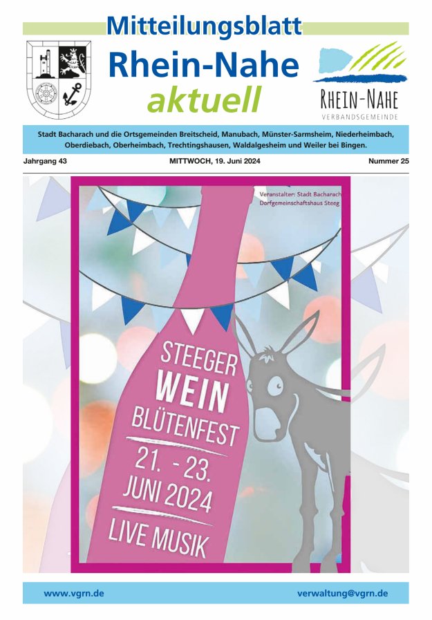 Rhein-Nahe aktuell Titelblatt 25/2024