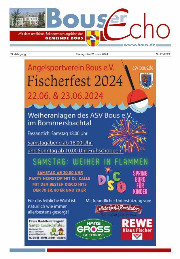 Bouser Echo Titelblatt 25/2024