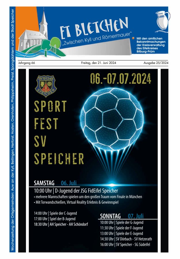 Et Bletchen VG Speicher Titelblatt 25/2024