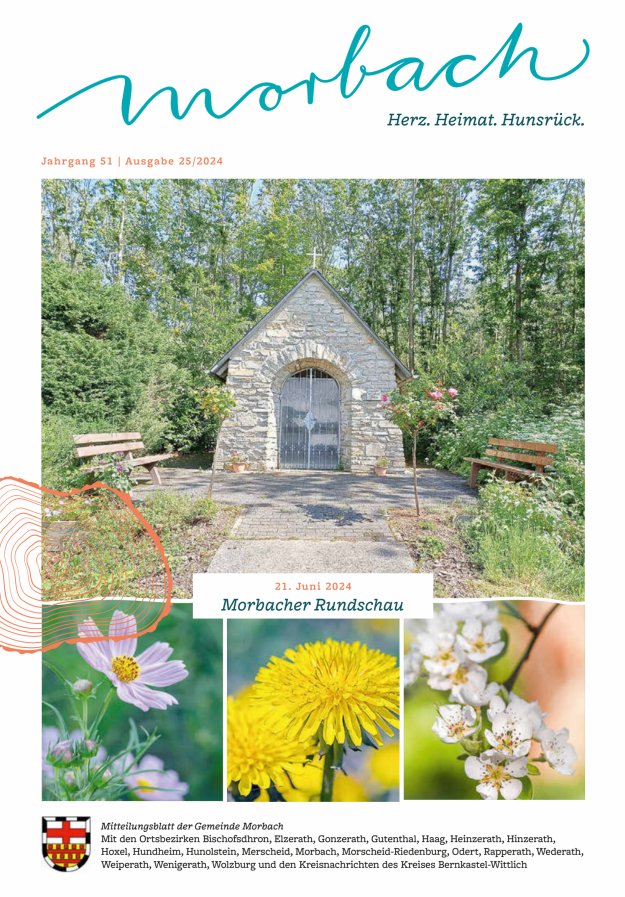 Morbacher Rundschau Titelblatt 25/2024