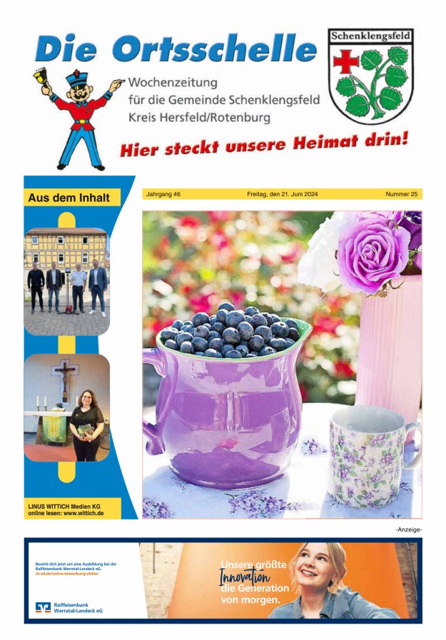 Die Ortsschelle Titelblatt 25/2024