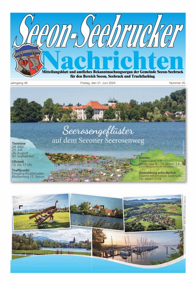 Seeon-Seebrucker Nachrichten Titelblatt 25/2024