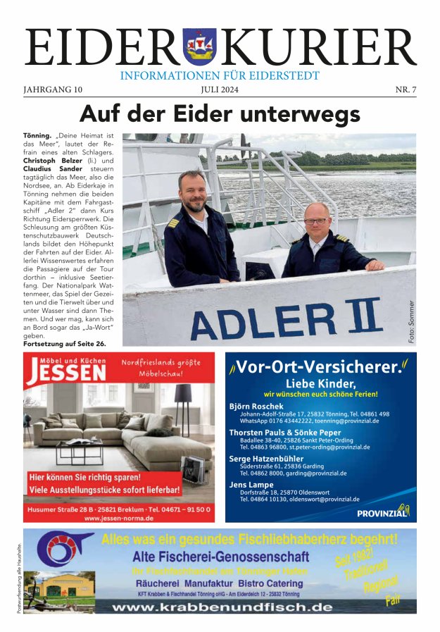 Eider-Kurier Titelblatt 06/2024