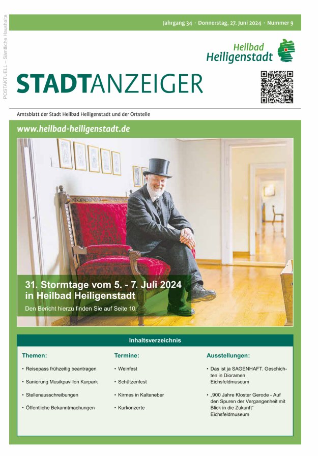 Heiligenstadt Anzeiger Titelblatt 09/2024