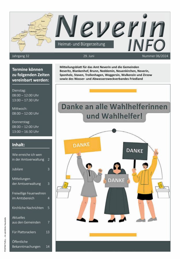 Neverin INFO Titelblatt 06/2024