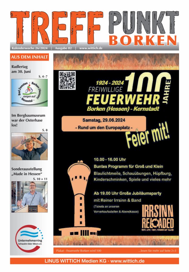Treffpunkt Borken Titelblatt 02/2024