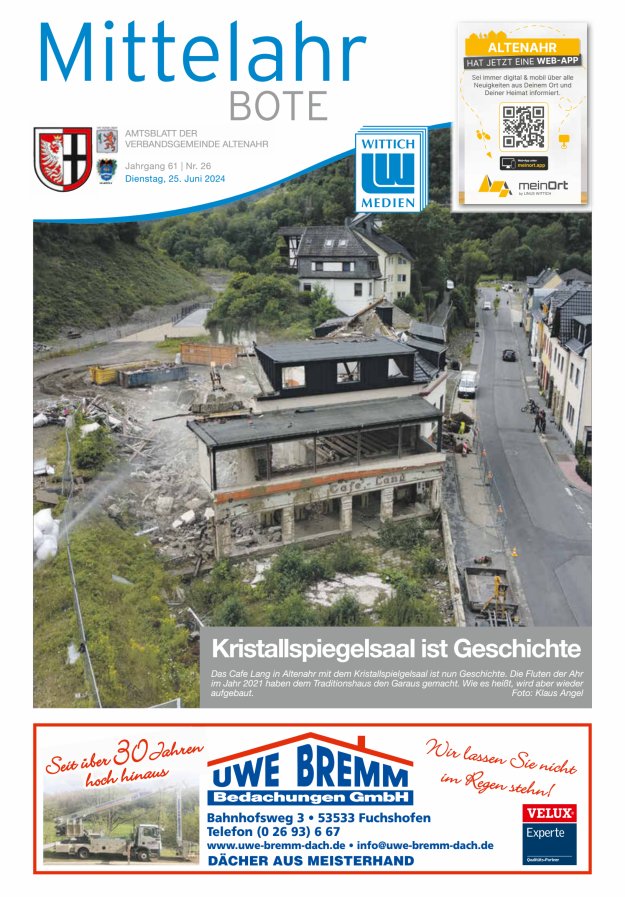 Mittelahr Bote Titelblatt 26/2024