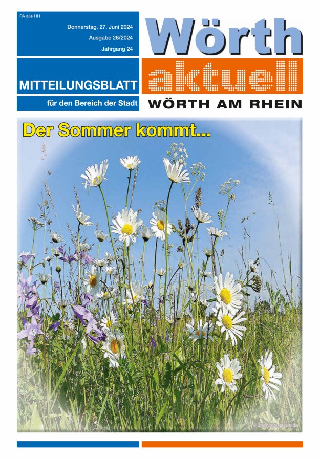 Wörth aktuell Titelblatt 26/2024