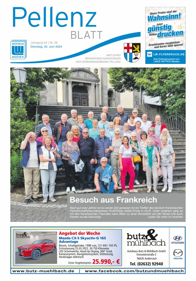 Pellenzblatt Titelblatt 26/2024