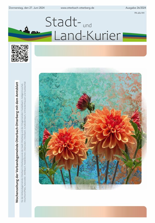 Stadt- und Land-Kurier Otterbach-Otterberg Titelblatt 26/2024