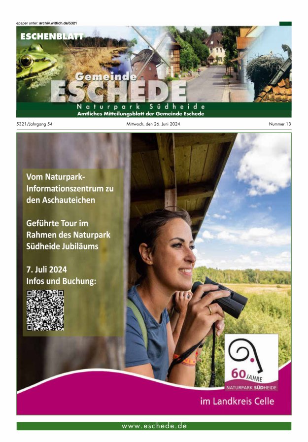 Eschenblatt Titelblatt 13/2024
