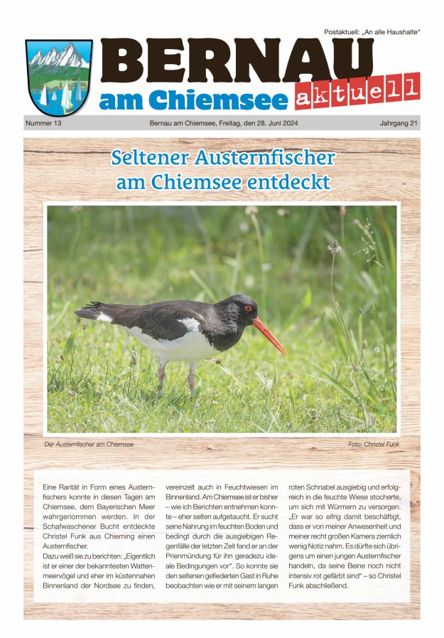 Bernau Aktuell Titelblatt 13/2024