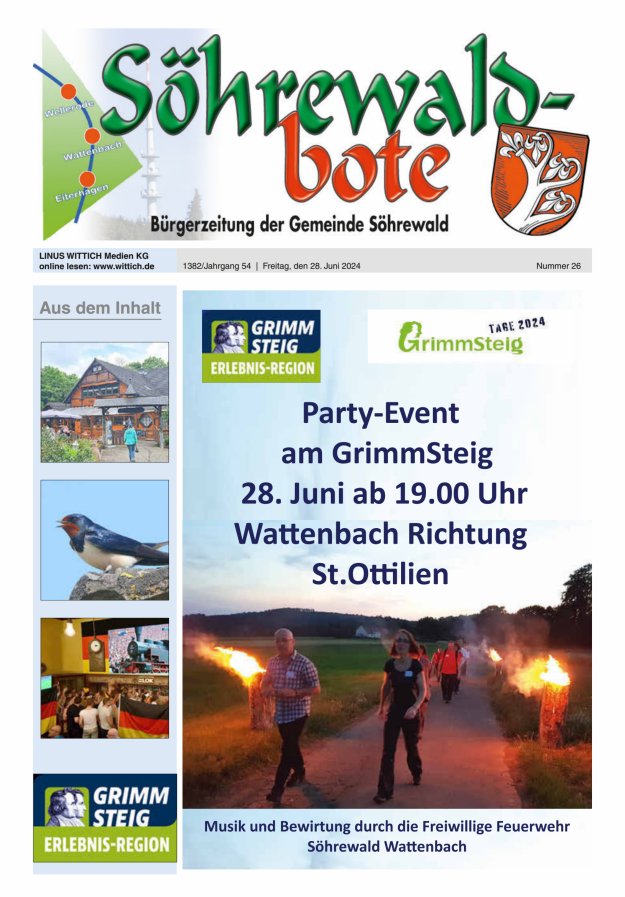 Söhrewaldbote Titelblatt 26/2024