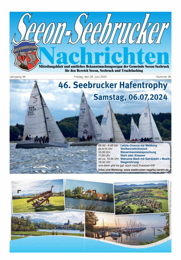 Seeon-Seebrucker Nachrichten Titelblatt 26/2024