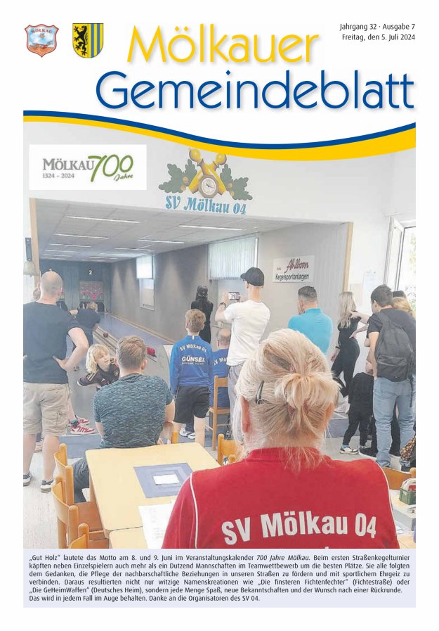 Mölkauer Gemeindeblatt Titelblatt 07/2024