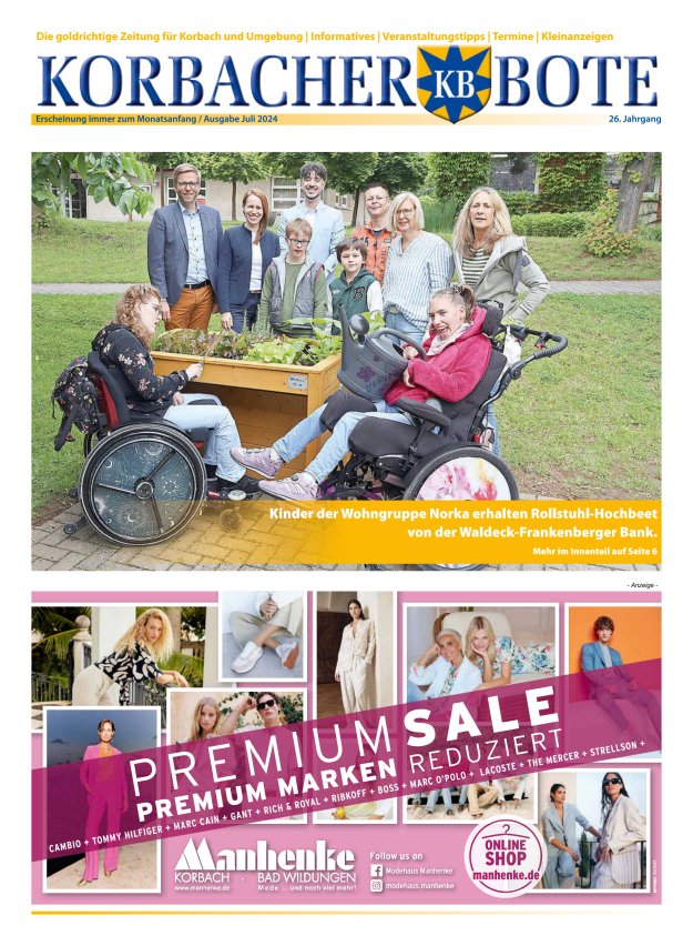 Korbacher Bote Titelblatt 06/2024