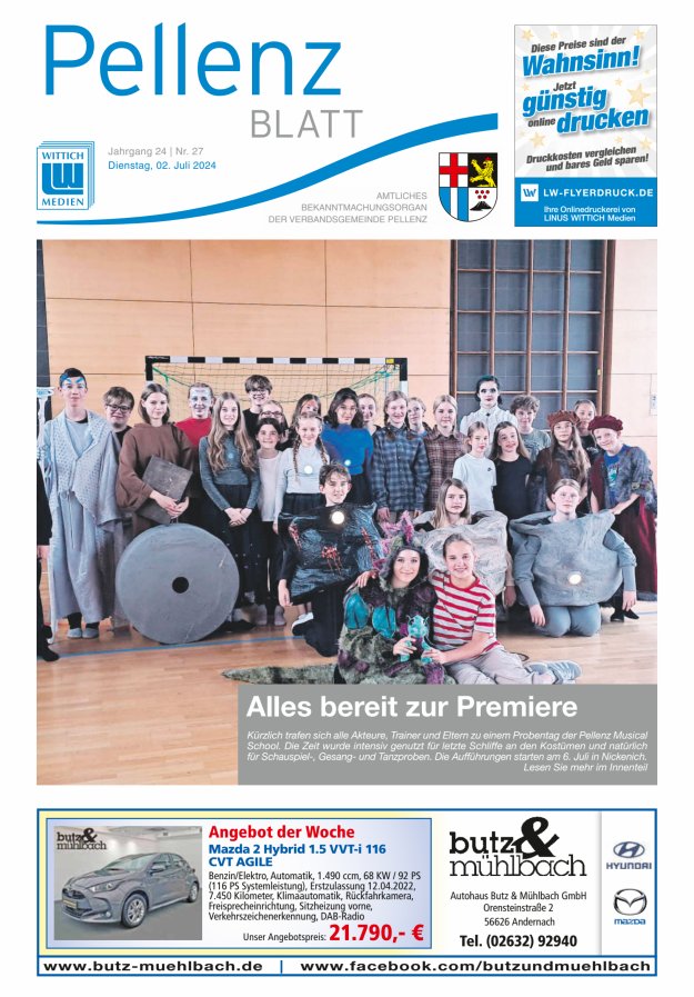 Pellenzblatt Titelblatt 27/2024