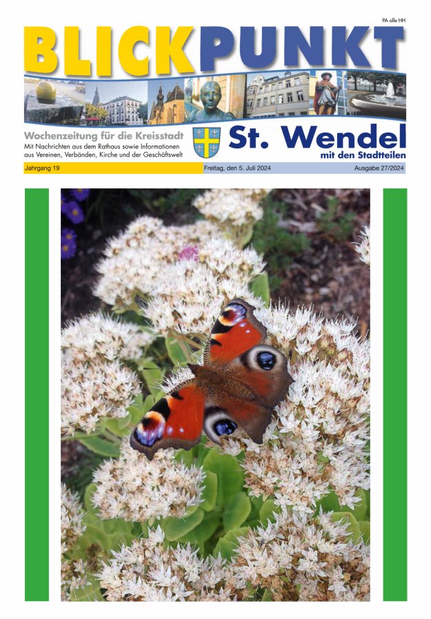 Blickpunkt St Wendel Titelblatt 27/2024