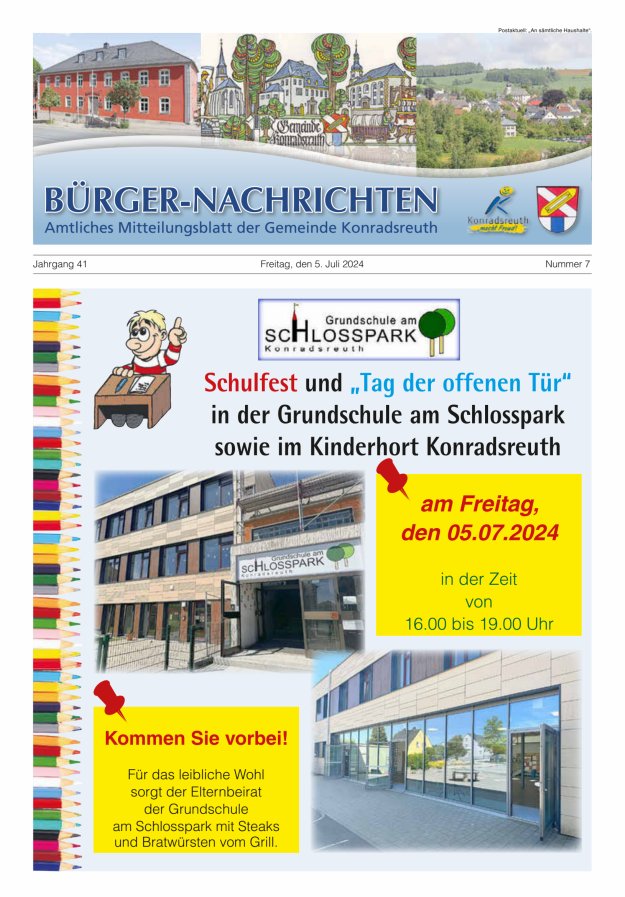 Bürger-Nachrichten Titelblatt 07/2024