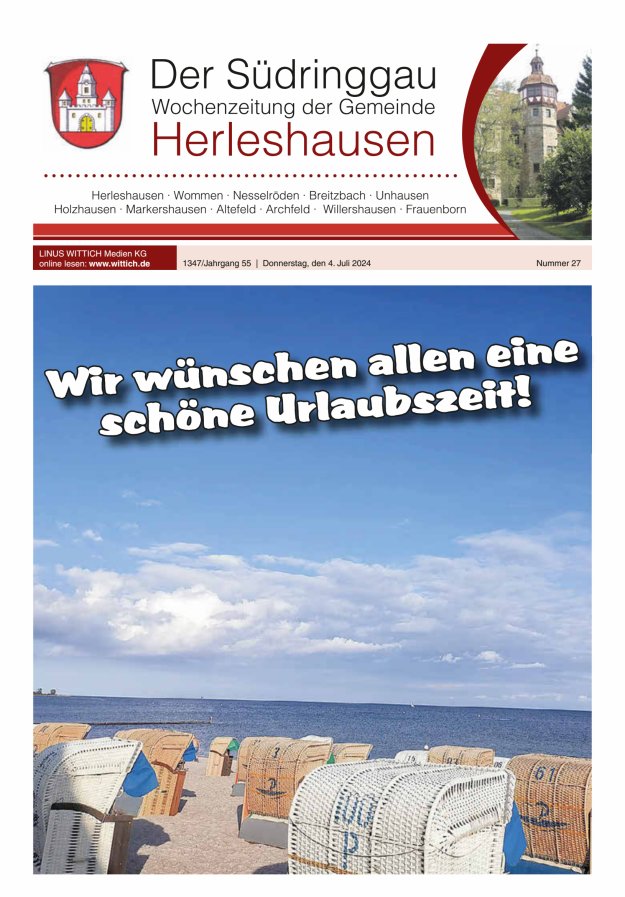 Der Südringgau Titelblatt 27/2024