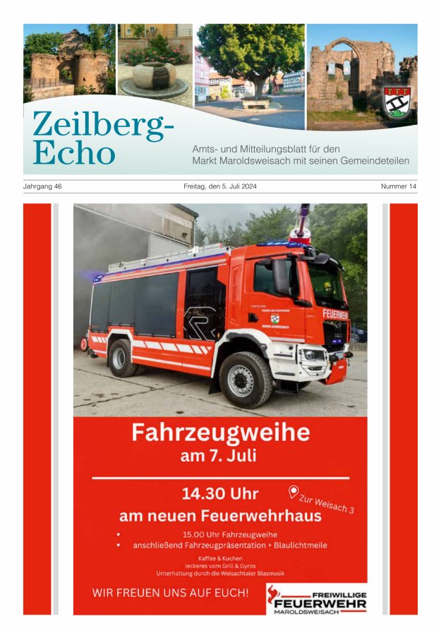 Zeilberg-Echo Titelblatt 14/2024