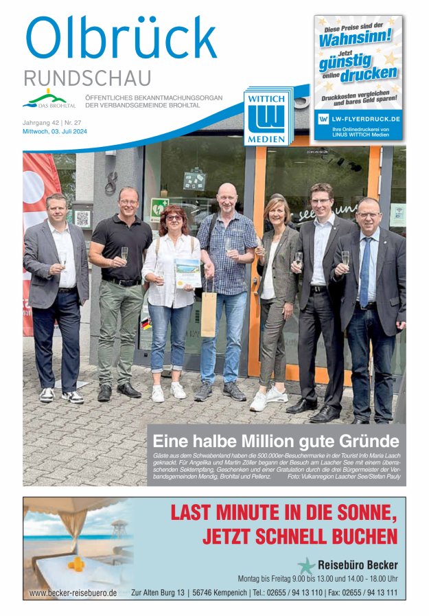 Olbrück Rundschau Titelblatt 27/2024