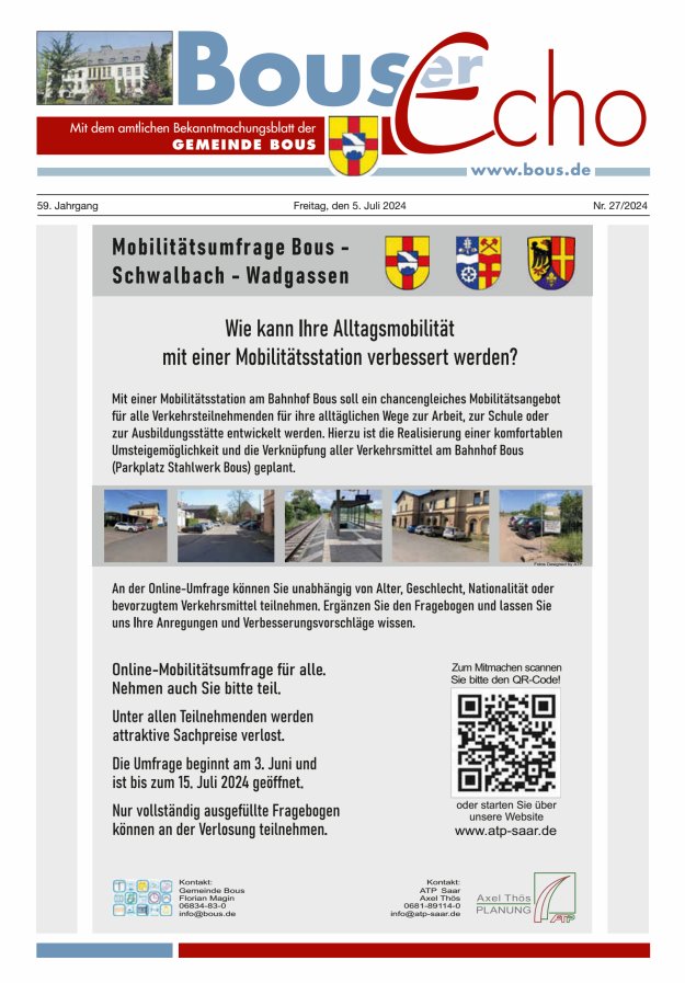 Bouser Echo Titelblatt 27/2024
