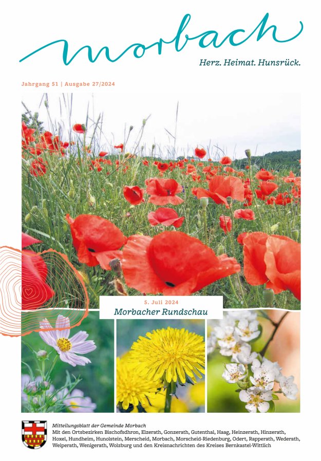 Morbacher Rundschau Titelblatt 27/2024