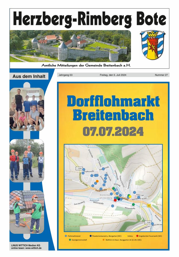 Herzberg-Rimberg Bote Titelblatt 27/2024