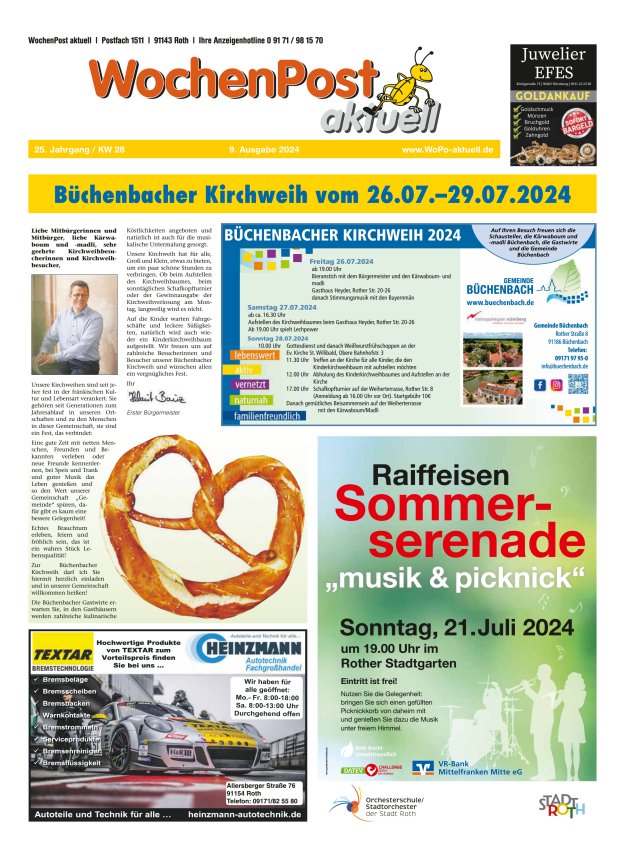 Wochenpost aktuell Titelblatt 09/2024