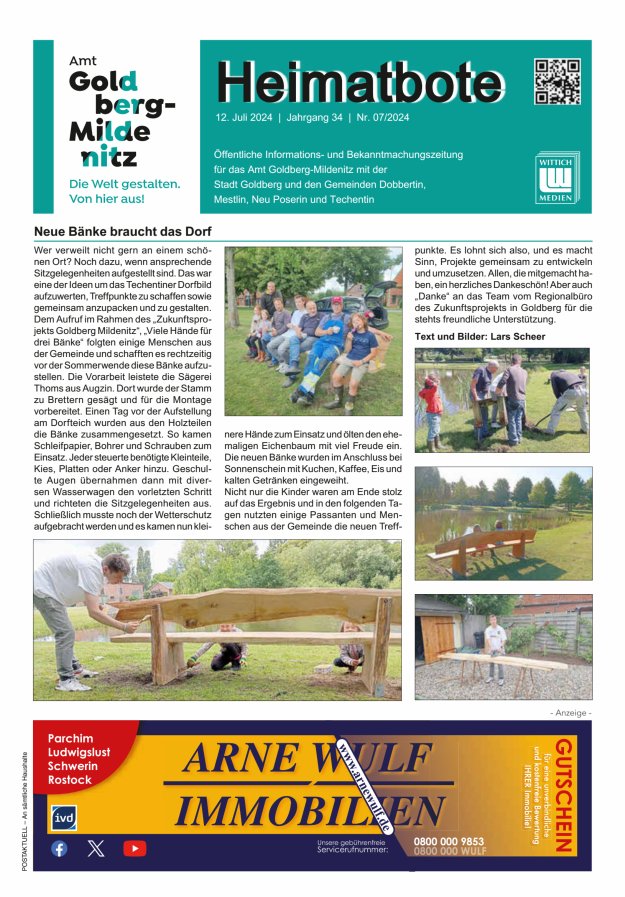 Heimatbote Titelblatt 07/2024