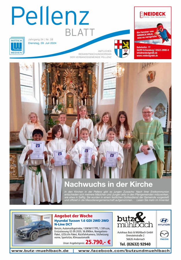 Pellenzblatt Titelblatt 28/2024