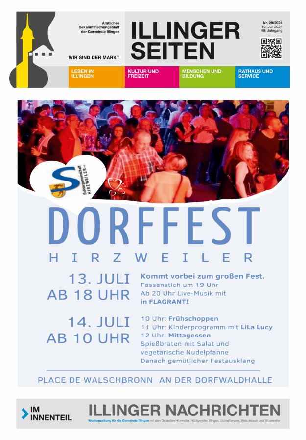 Illinger Seiten Titelblatt 28/2024