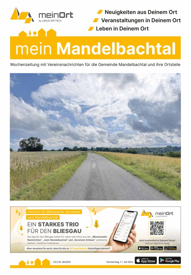 mein Mandelbachtal Titelblatt 28/2024