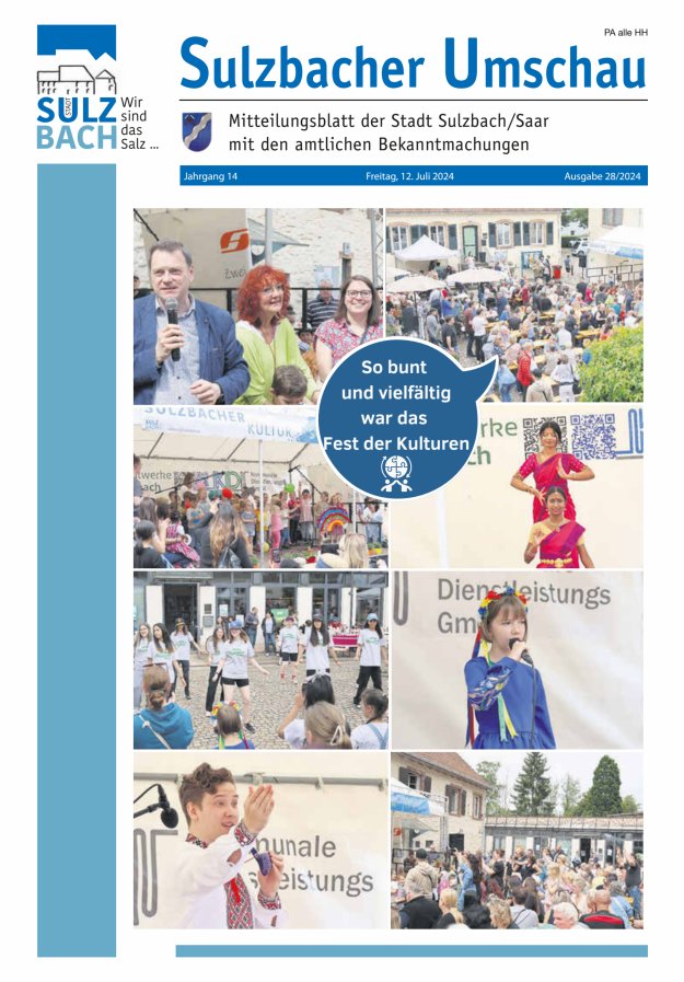 Sulzbacher Umschau Titelblatt 28/2024
