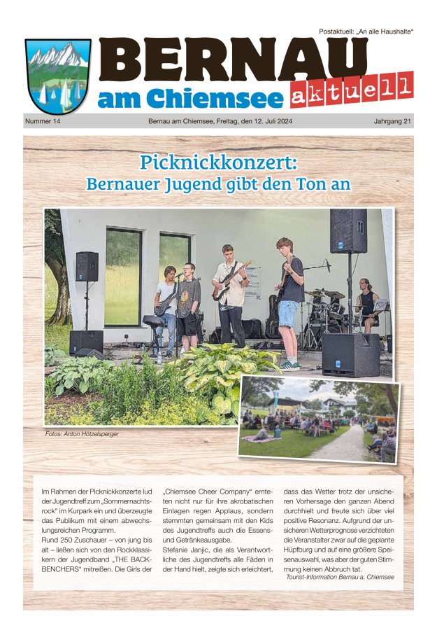 Bernau Aktuell Titelblatt 14/2024