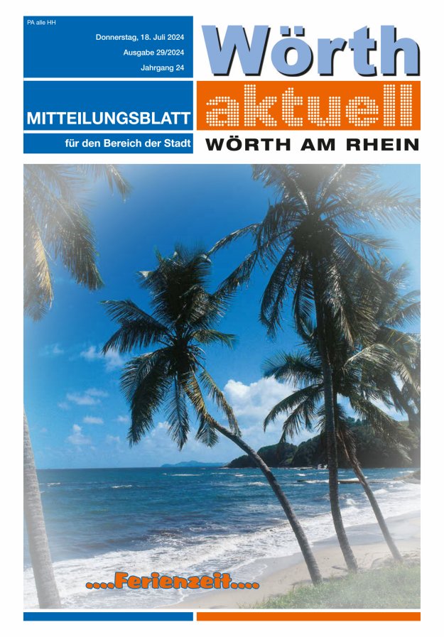 Wörth aktuell Titelblatt 29/2024
