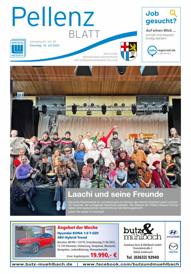 Pellenzblatt Titelblatt 29/2024