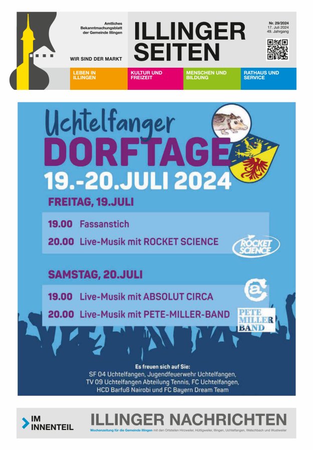 Illinger Seiten Titelblatt 29/2024