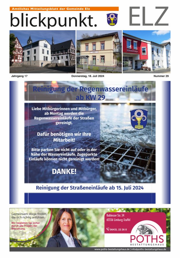 Blickpunkt Elz Titelblatt 29/2024