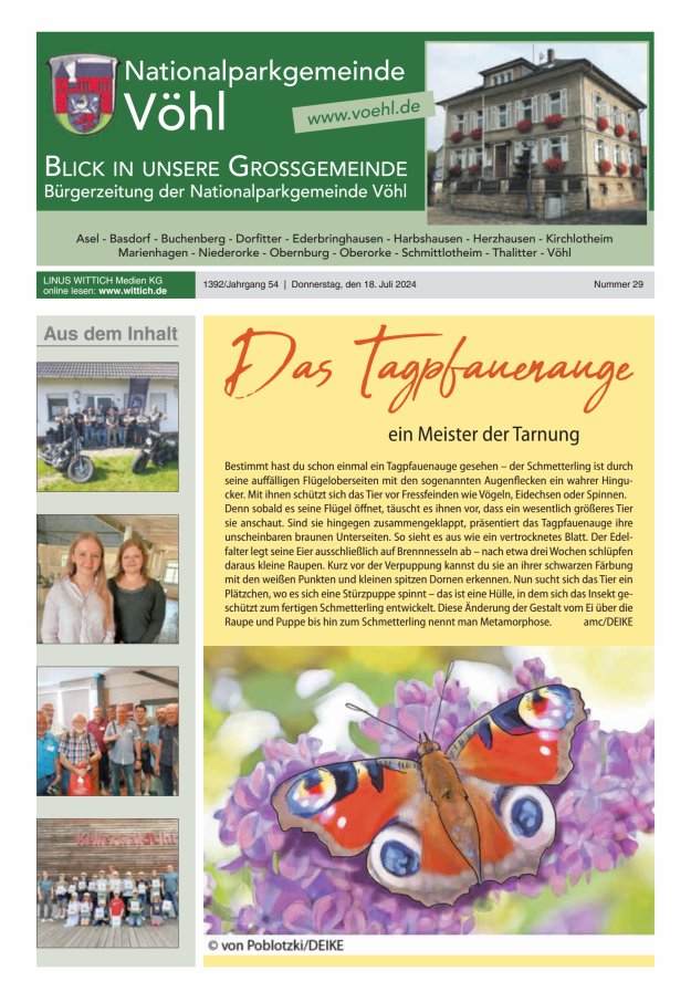 Blick in unsere Grossgemeinde Titelblatt 29/2024