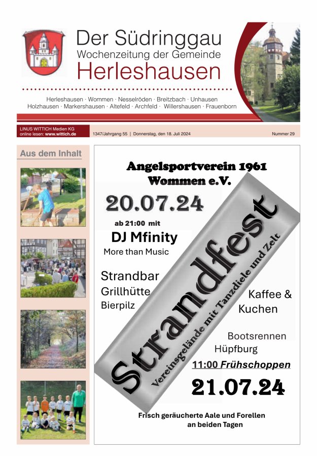 Der Südringgau Titelblatt 29/2024