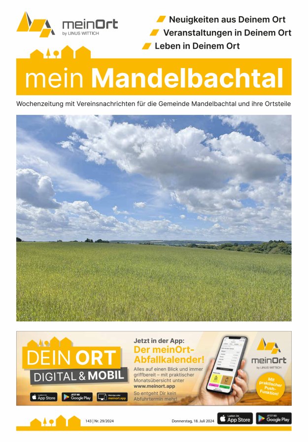 mein Mandelbachtal Titelblatt 29/2024