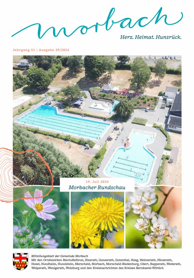 Morbacher Rundschau Titelblatt 29/2024