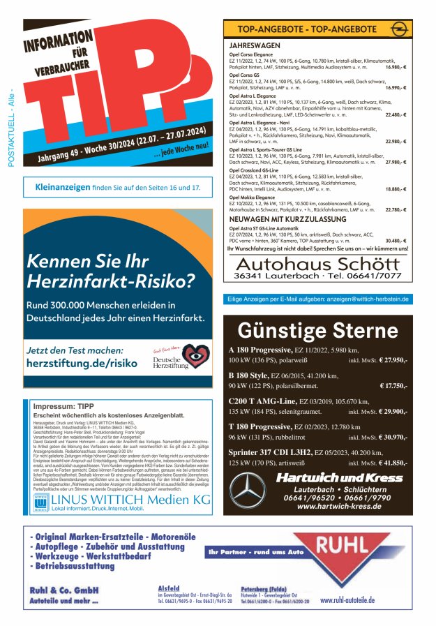 Tipp Vogelsberg Titelblatt 30/2024